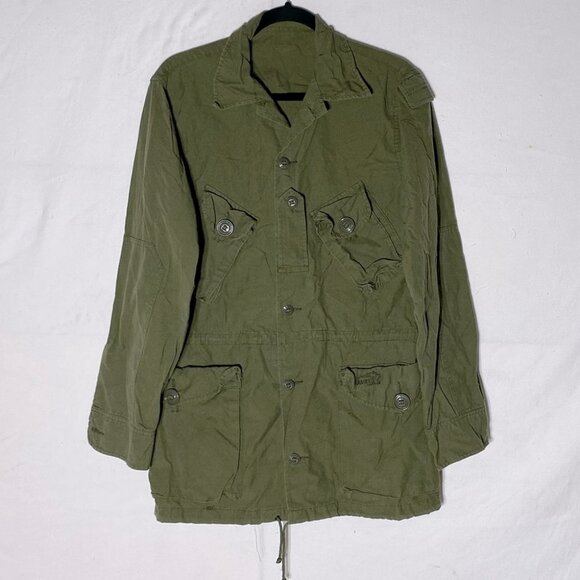 Vintage Logistik Army Green Cadets Utility Jacket L - Picture 11 of 11